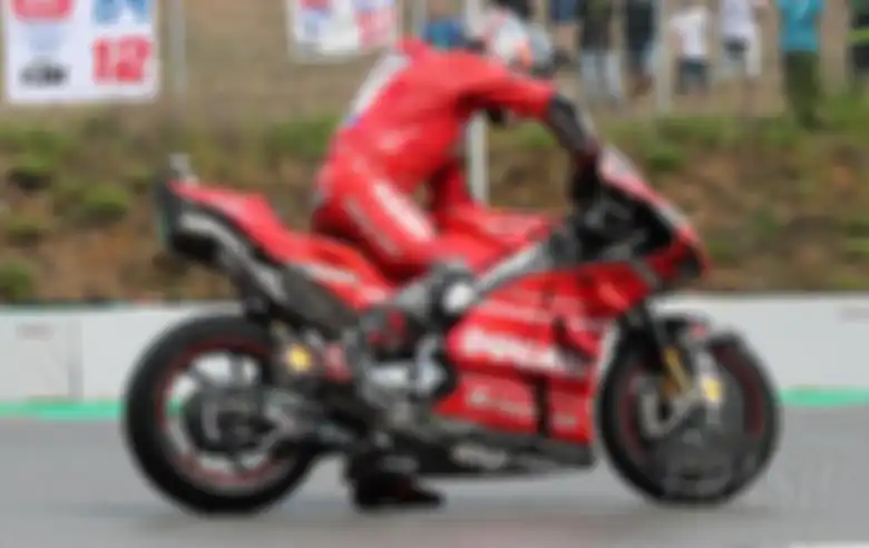 Posisi motor sebelum diaktifkan Holeshot Device