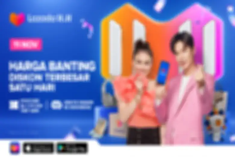 Agnezmo dan Lee Min Ho yang ikut memeriahkan acara Lazada 11.11