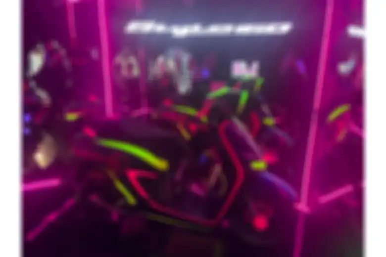 Honda Stylo Ultraviola yang nampang di Stylo Party Box Synchronize Fest 2024.