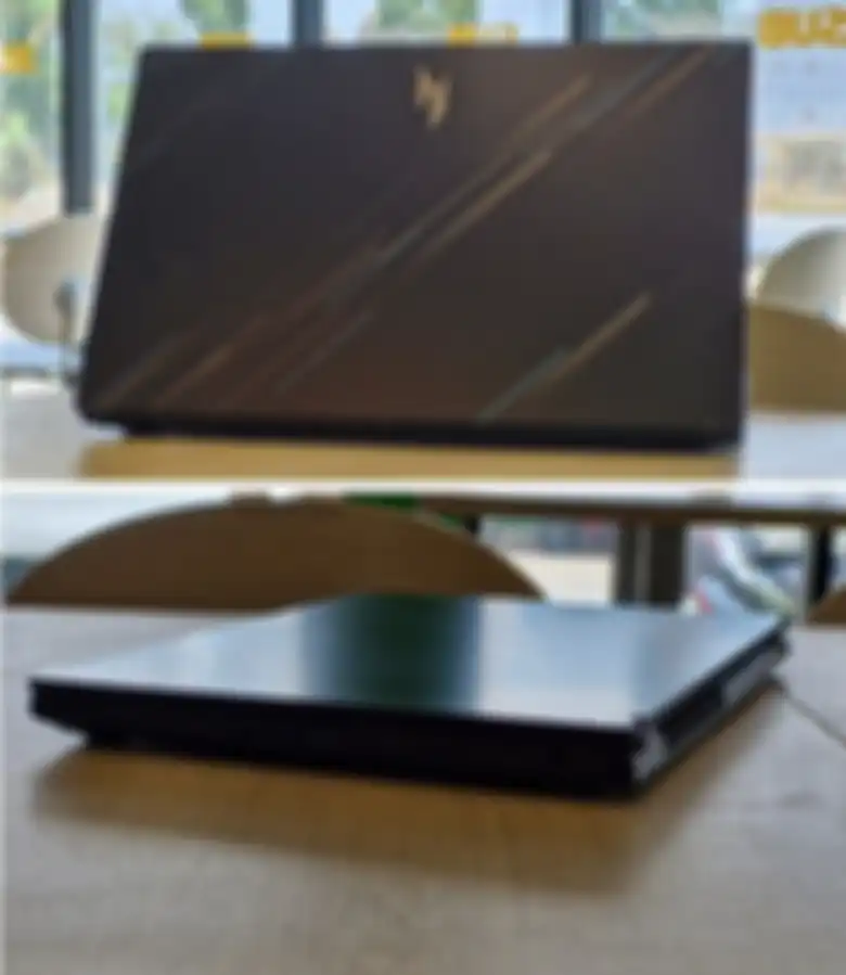 Selain desain yang gaming sekali, Acer Nitro V 15 juga memiliki dimensi yang tebal dan berbobot