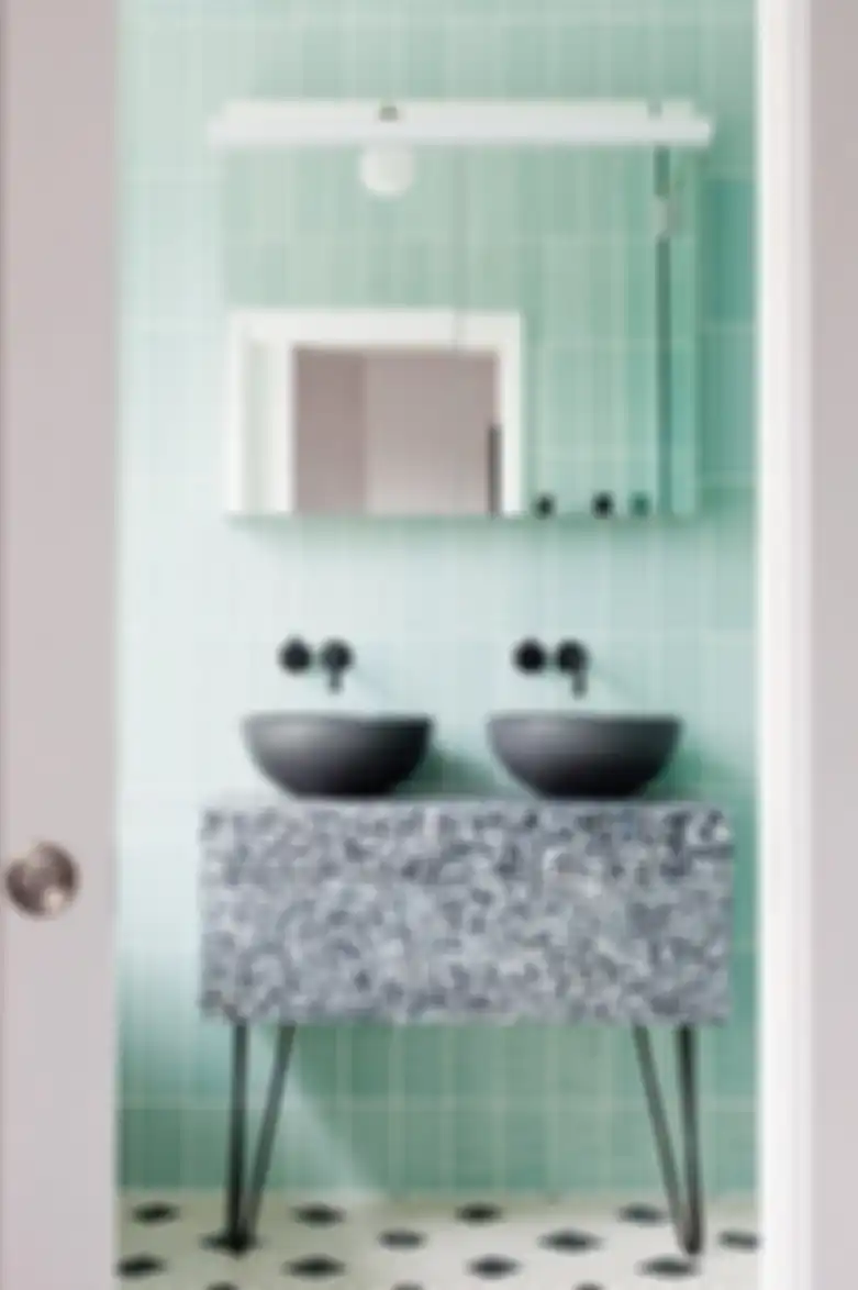 inspirasi ruang hijau mint