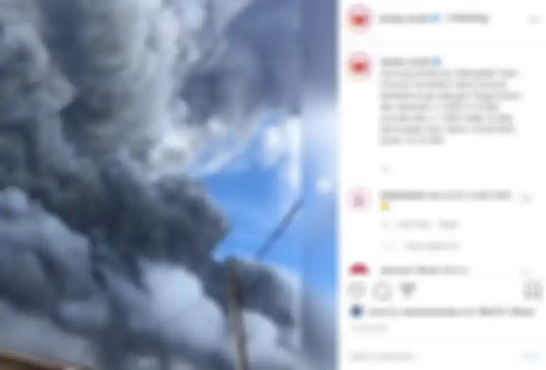 Penampakan Gunung Sinabung