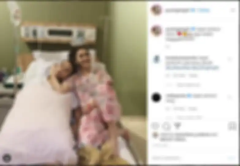 Adik Ayu Ting Ting terbaring di rumah sakit