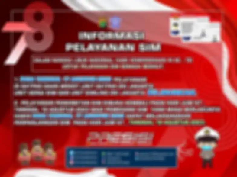 Dispensasi masa berlaku SIM mati saat HUT RI ke-78, bisa perpanjang besok.