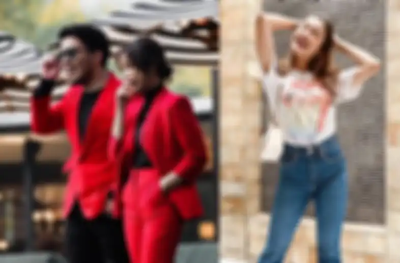 Kolase foto Thariq Halilintar, Fuji dan Chandrika Chika.