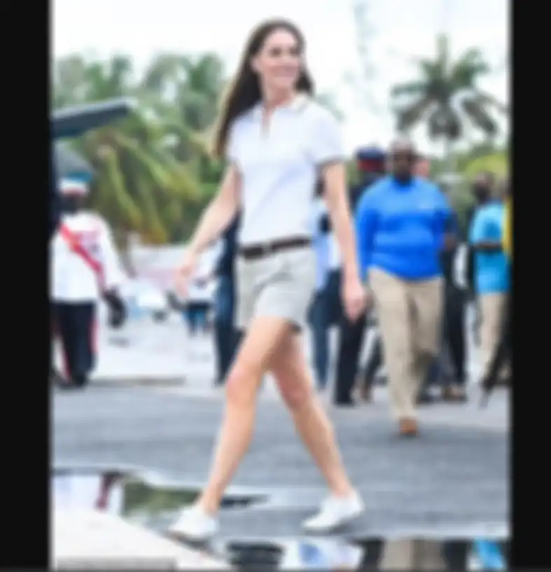Ide padu padan pakai celana pendek ala Kate Middleton
