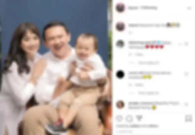 Potret kompak keluarga Ahok dan Puput bersama Yosafat