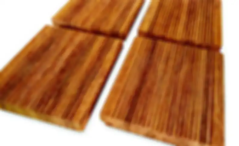 Material panel bambu, untuk  beragam aplikasi pada bangunan, interior dan eksterior.
