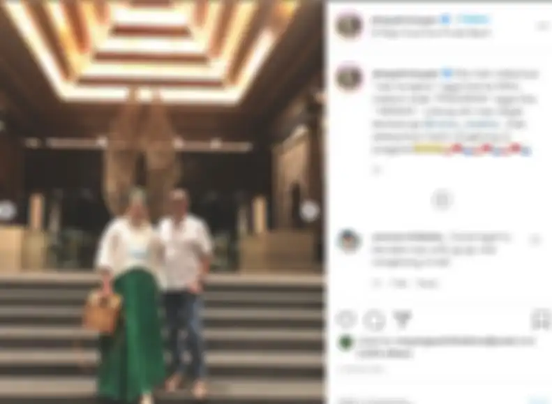 Eko saat plesiran ke Bali berama Viona