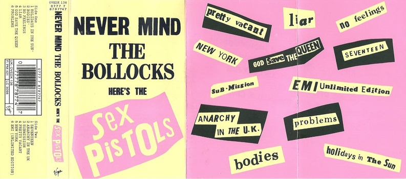 Album Never Mind the Bollocks - Sex Pistols
