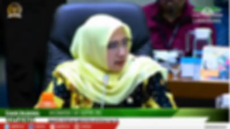 Wakil Ketua Komisi IX DPR RI, Nihayatul Mafiroh saat rapat kerja bersama Menteri Kesehatan dan BPJS, Rabu (6/11/19).