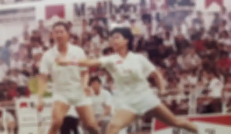 Sosok legenda bulu tangkis Indonesia, Verawaty Fajrin (kiri, belakang) kini idap kanker.