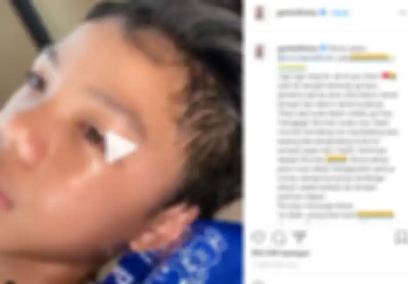 Adik Atta Halilintar, Muntaz nyaris digigit kuda