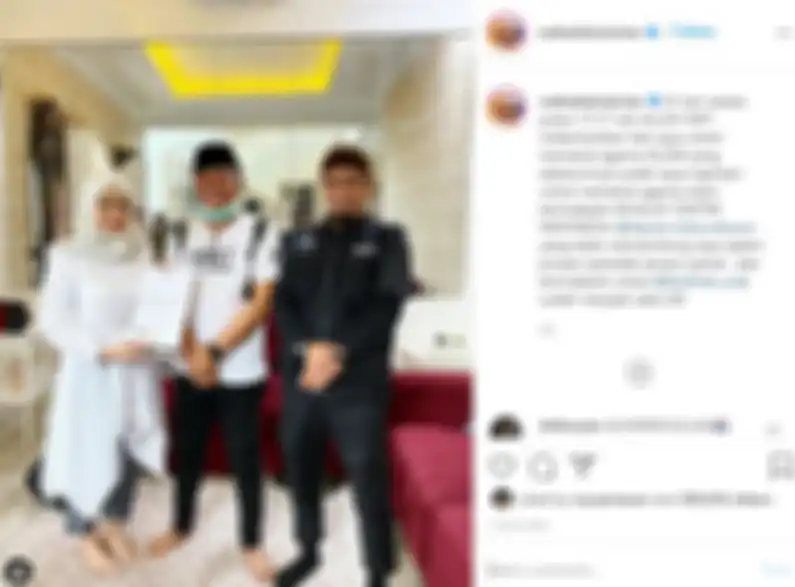 Nathalie menjadi mualaf disaksikan oleh Sule
