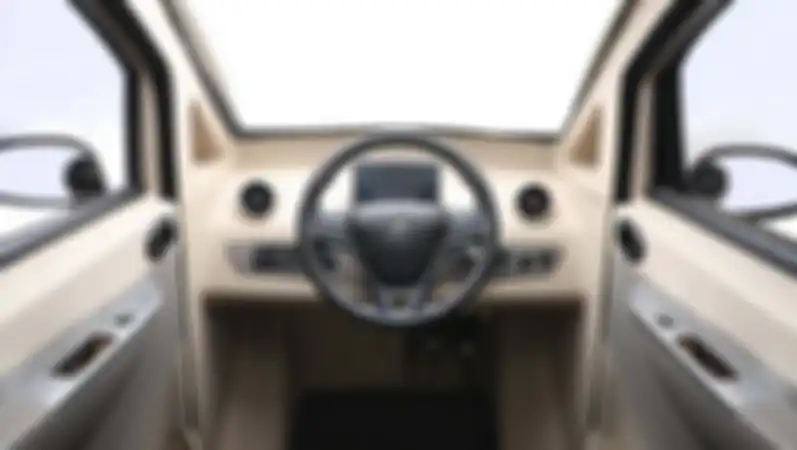 Bagian kabin mobil listrik Ark Zero Electric Quadricycle.