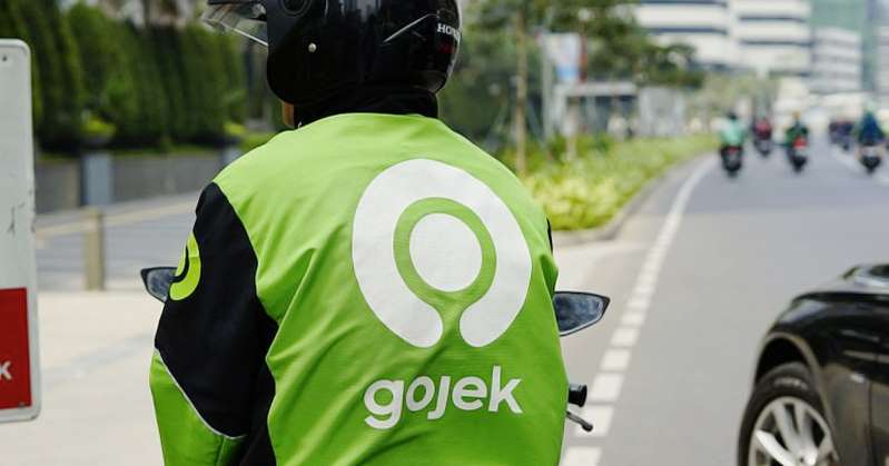 Ilustrasi driver GoJek di Singapura