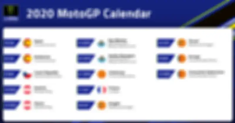 Jadwal baru MotoGP 2020 resmi dirilis, total 17 ronde. Untuk 13 ronde digelar di Eropa dan 4 sisanya di luar Eropa dan waktunya ditentukan akhir Juli
