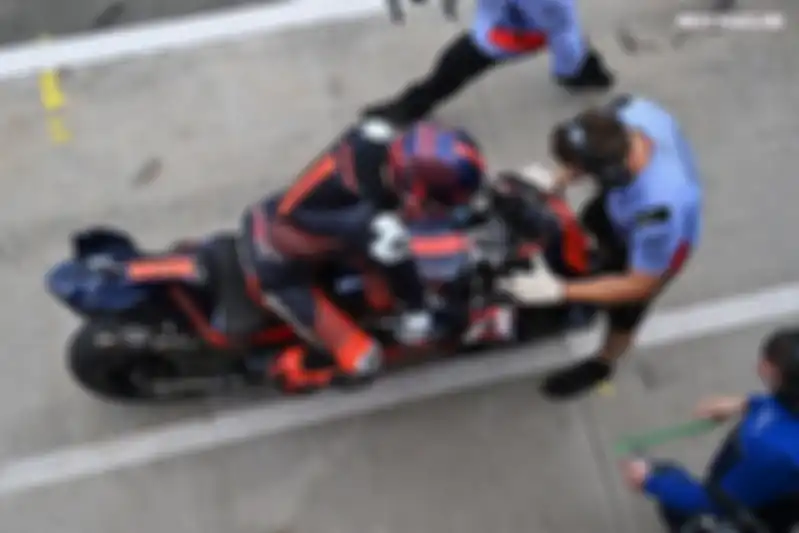 Marc Marquez saat sesi tes MotoGP Valencia langsung jadi tercepat kedua di motor Ducati