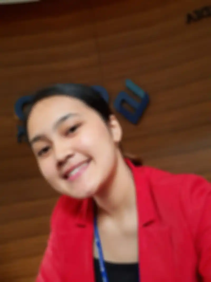 Galaxy A50s hasil foto selfie, normal tanpa filter