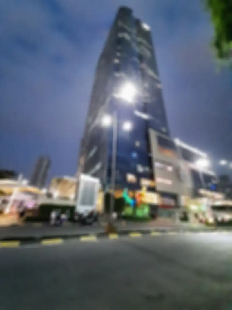 Galaxy A50s hasil foto malam hari auto lensa Super Wide