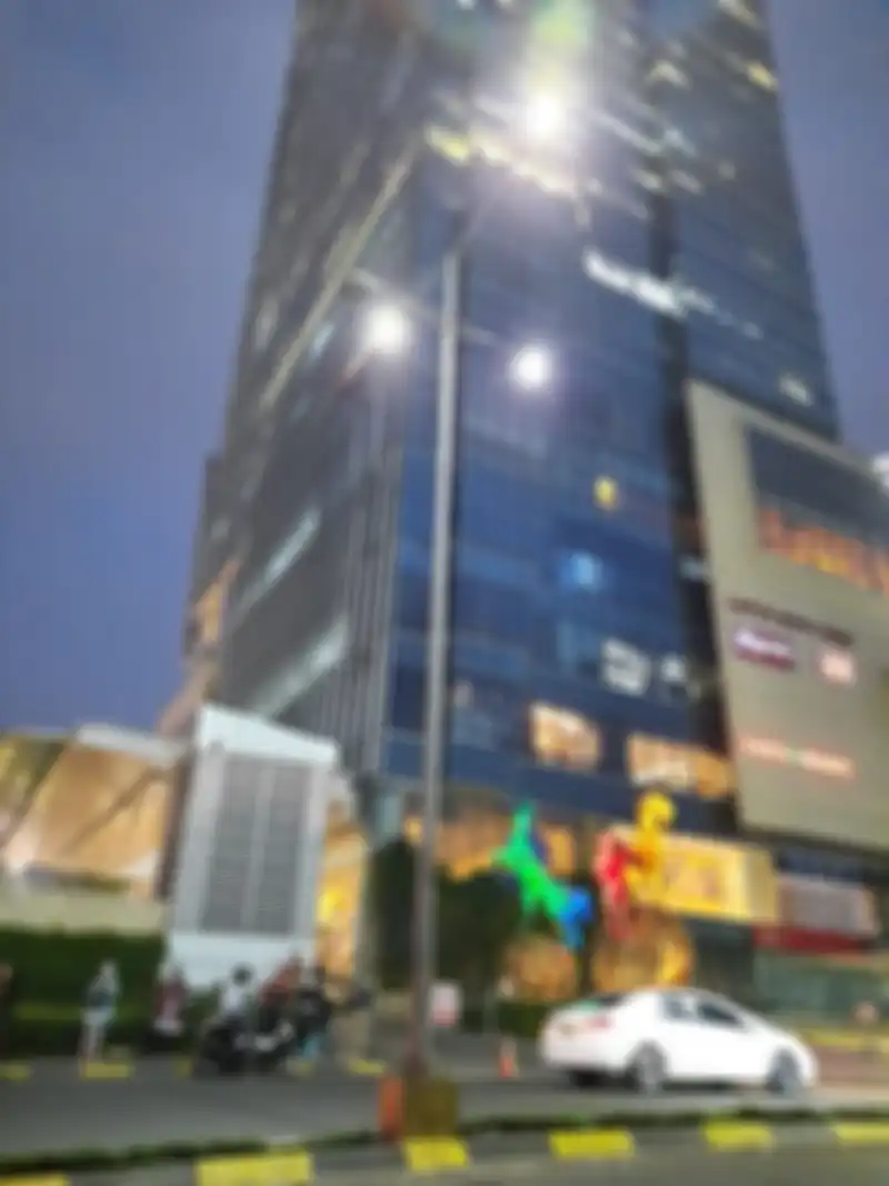 Galaxy A50s hasil foto malam hari auto