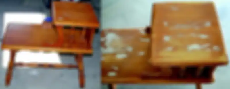Proses finishing ulang furnitur kayu dengan cat duco dengan cat duco.