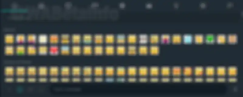 Tampilan dark mode versi web