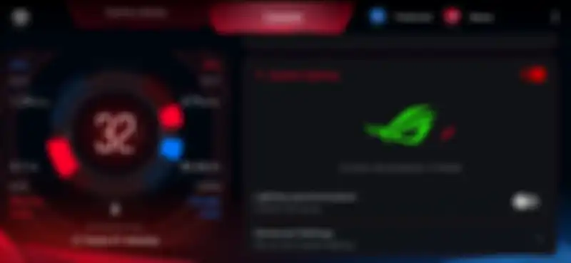 Asus ROG Phone 2 console menu kontrol pencahayaan logo