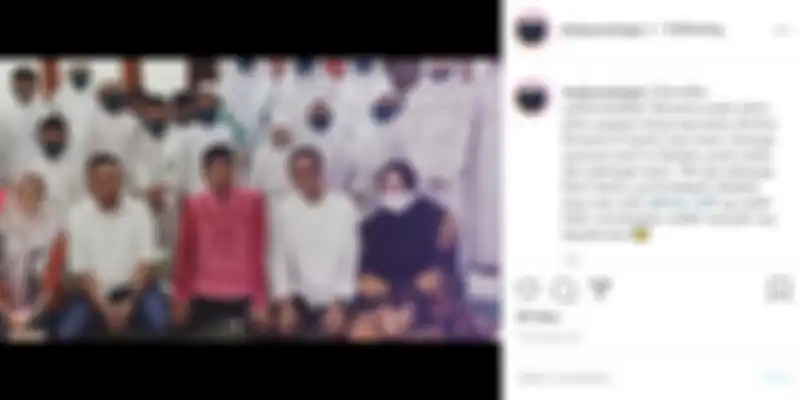 Kiwil mengisi kajian di acara yang diselenggarakan oleh ayah Vanessa Angel, Dody Soedrajat