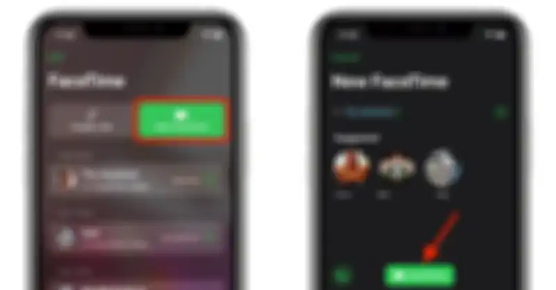 Membuat panggilan baru di FaceTime