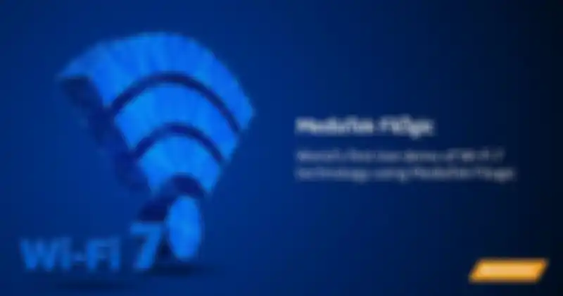 Ilustrasi Teknologi Wi-Fi 7 MediaTek