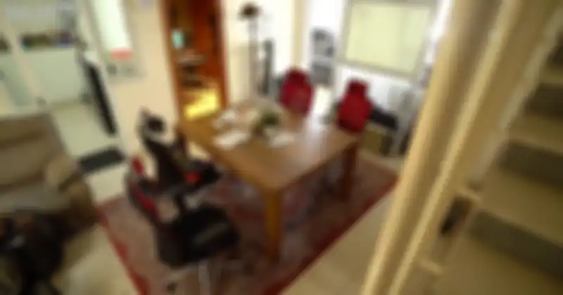 Kantor di rumah Rizky Febian