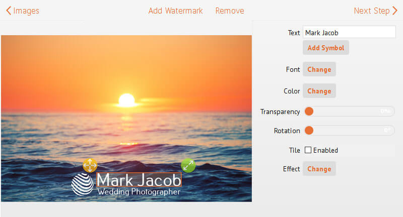 visual watermark