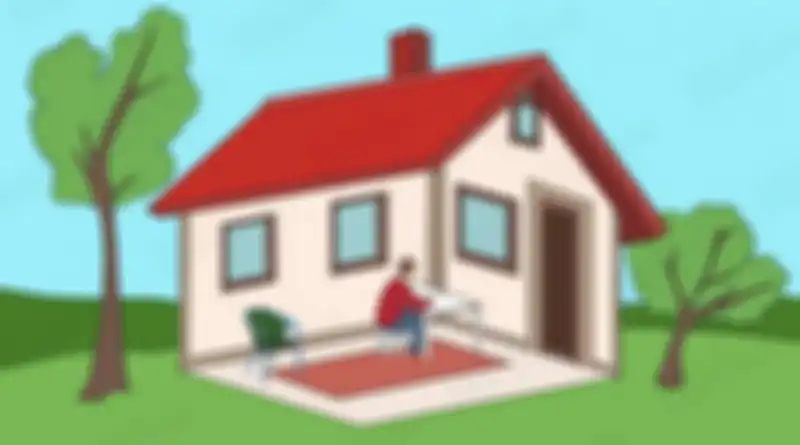Tes kepribadian, di mana kah letak laki-laki itu? Di dalam rumah atau di luar?