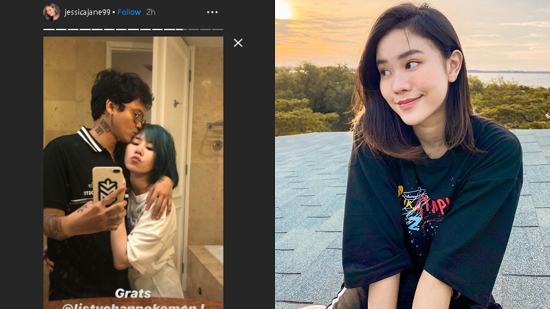 Foto mesra Ericko Lim dan Listy Chan yang disebar Jessica Jane