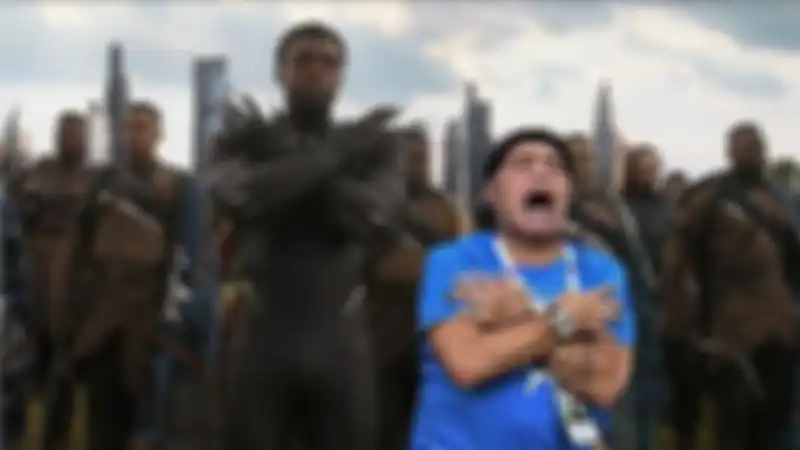 Diego Maradona Wakanda