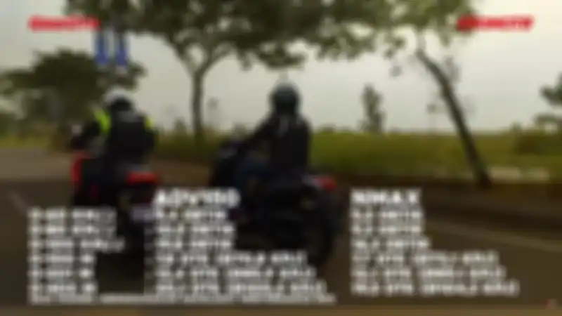 Akselerasi Yamaha NMAX vs Honda ADV150