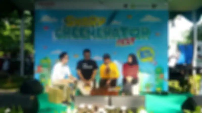 Talkshow Peran Anak Muda Mengurangi Sampah Plastik. 					