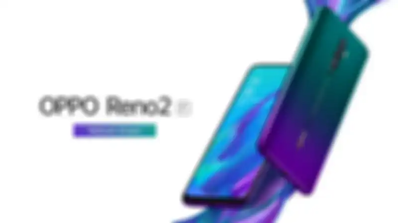 Oppo Reno2 F warna Nebula Green