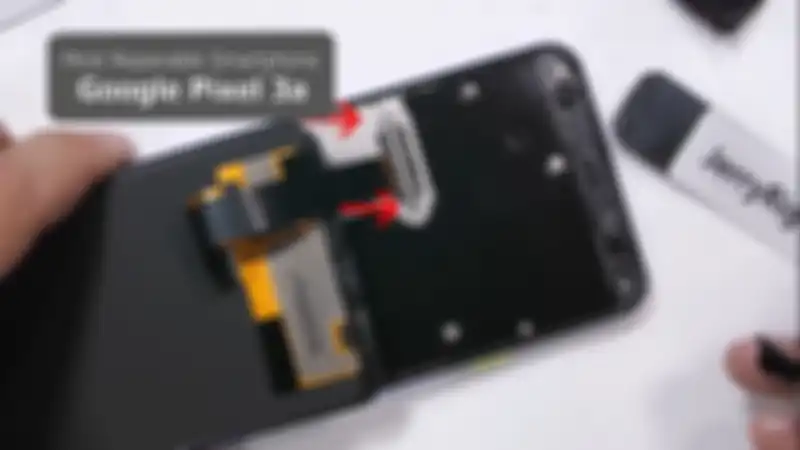 Google Pixel 3a sebagai hape yang paling mudah diperbaiki