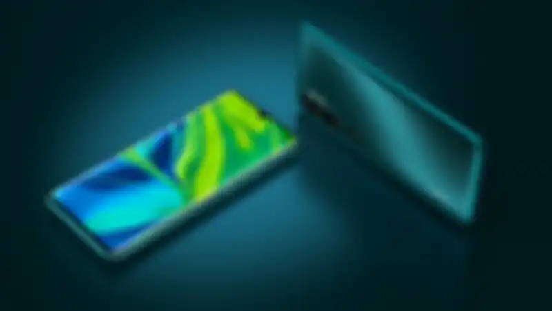 Mi Note 10 warna hijau