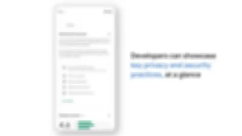 Label privasi dan keamanan di Play Store