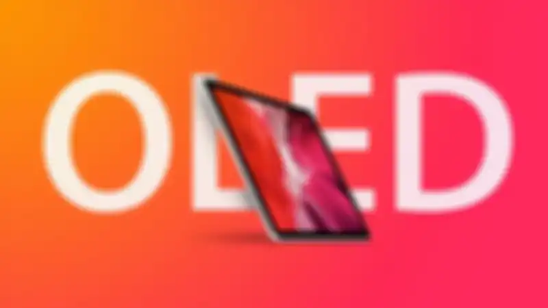 Ilustrasi layar OLED iPad Air generasi baru