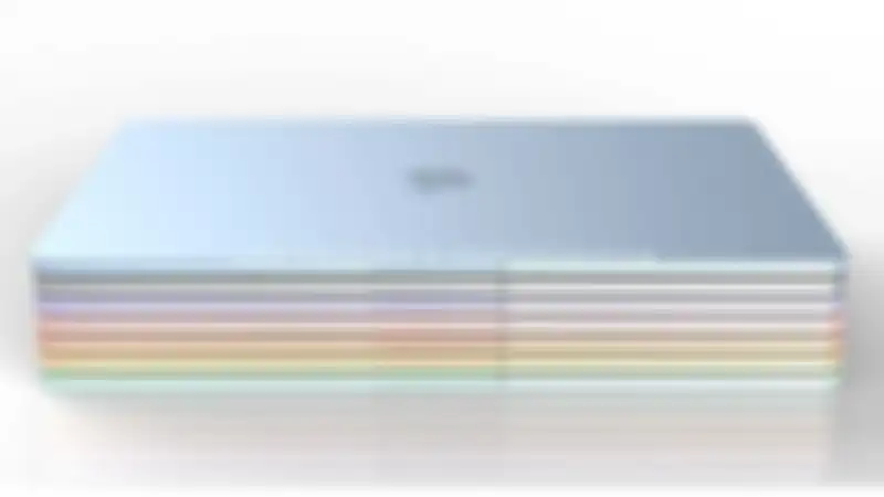 Gambar render Macbook Air 2022
