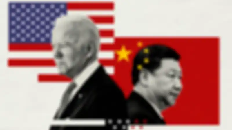 Presiden Amerika Serikat Joe Biden dan Presiden RRC Xi Jinping