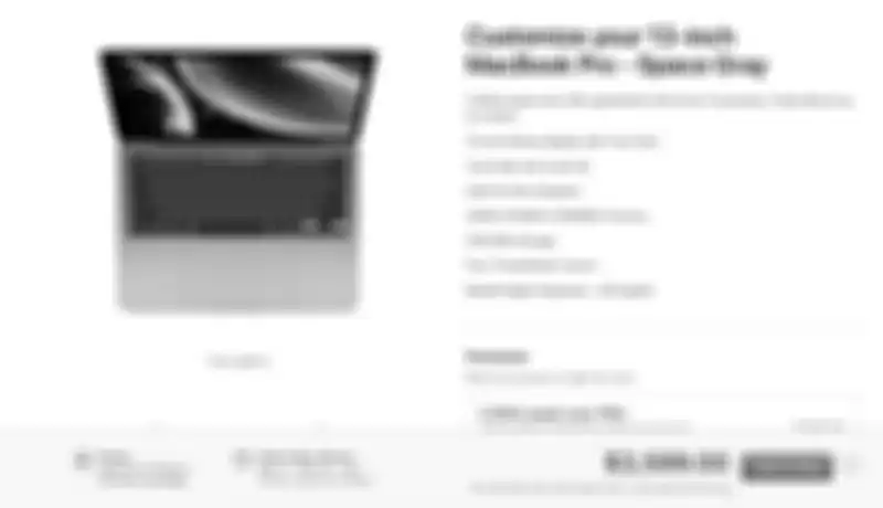 MacBook Pro 13 inci spek tertinggi
