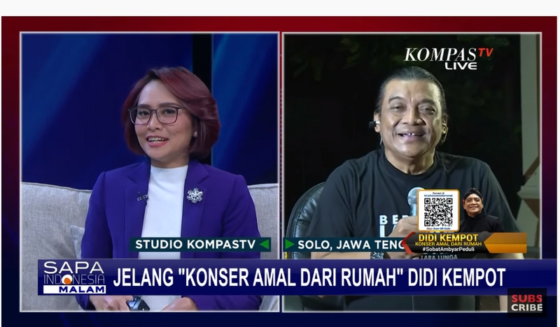 Konser Amal Didi Kempot dari rumah