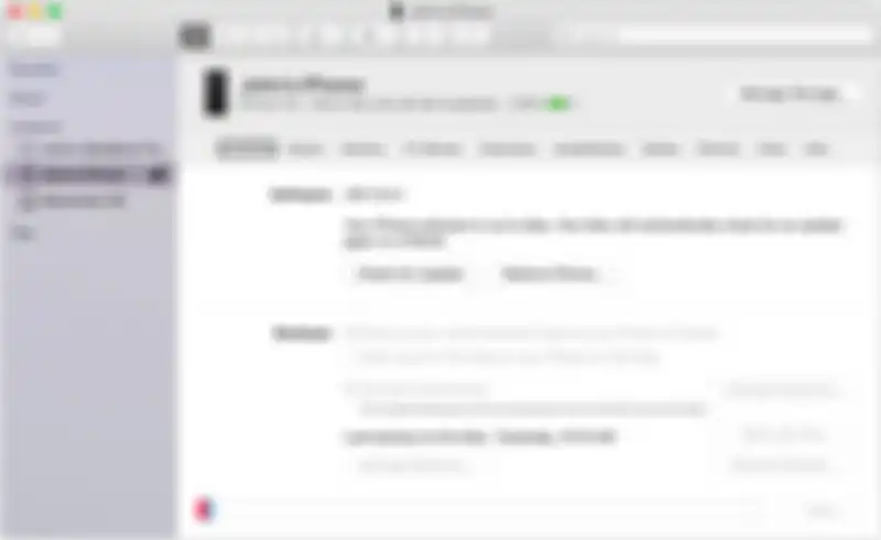 Update atau Restore via Finder