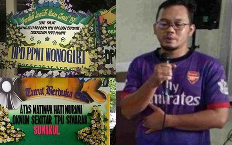 Rumah Pak RT yang Tolak Jenazah Perawat Dibanjiri Karangan Bunga, Tertulis Kalimat Menohok 'Turut Berduka Cita atas Matinya Hati Nurani'