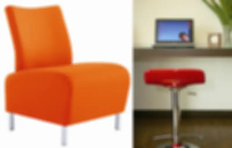 Kaki furnitur yang ramping memberi kesan lega pada ruang.